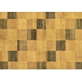 thumbnail image 1 of Ahgly Company Indoor Rectangle Checkered Brown Modern Area Rugs, 5' x 7', 1 of 4