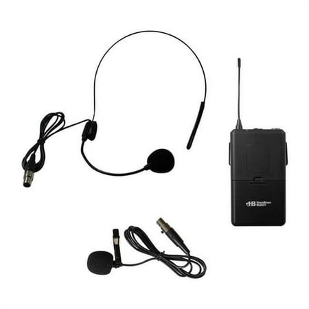 UPC: 0681181625161 | HamiltonBuhl 918.7 MHZ Frequency Belt Pack with Lapel Mic & Head Worn Mic for Venu100A