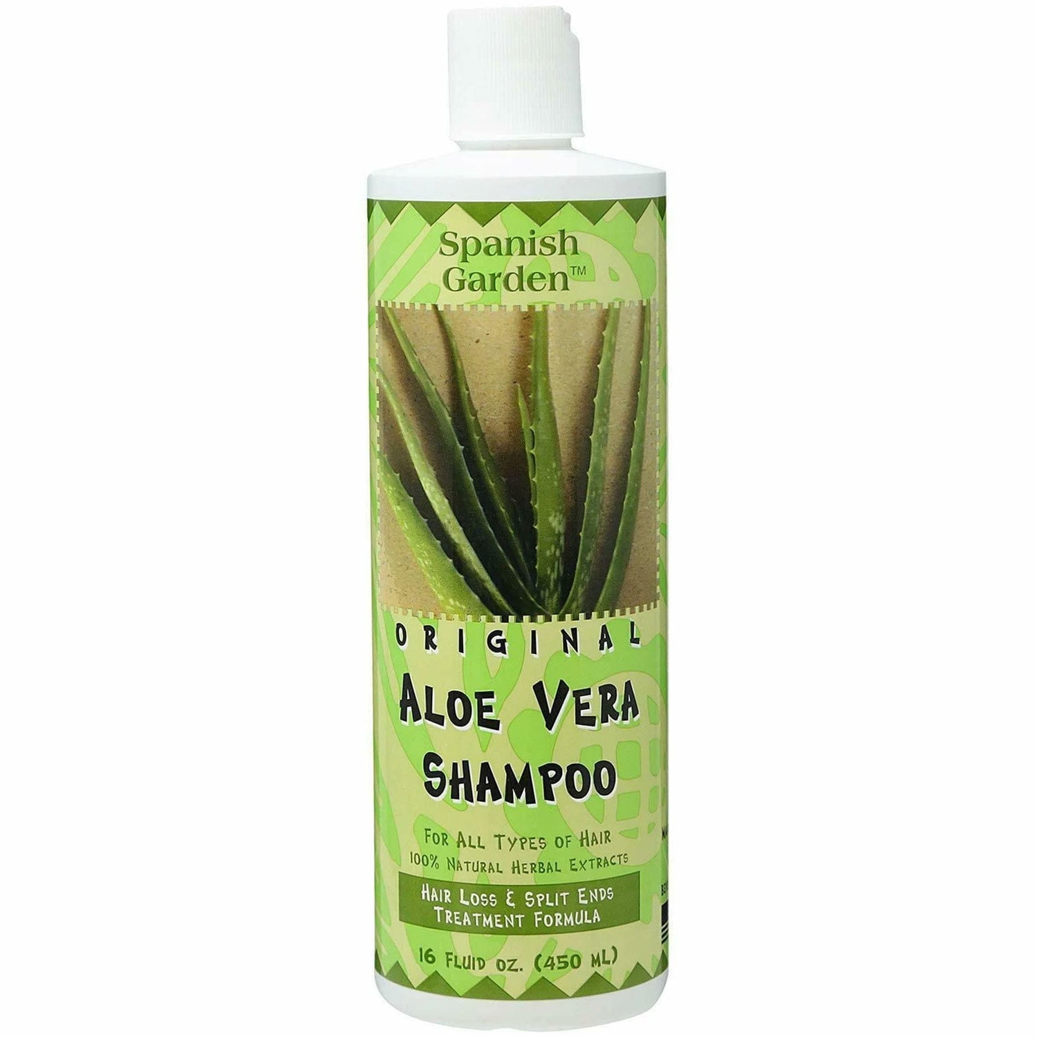 Spanish Garden Aloe Vera Shampoo 16 Oz.,Pack of 12
