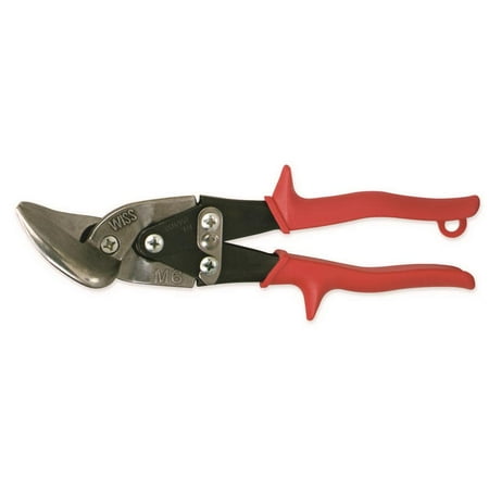 

Crescent Wiss Metalmaster Offset Snips Straight To Left Red Grips 9-1/4 In.