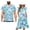 Colorful Palm Leaf, variant on Garronmavis Hibiscus Couple Matching Outfit Husban and Wife Clothing Men's Button Down Casual Shirt for Summer and Womens Short Sleeve Dress Flowy Hawaiian Beach Sundress Size XS