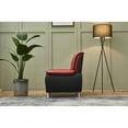 thumbnail image 4 of Zebra Club Chair Black/Red, 4 of 5
