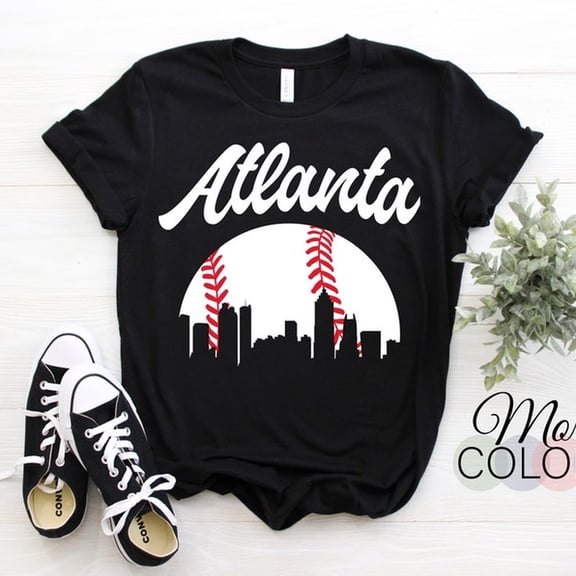 Baseball Player Atlanta City in Georgia T-Shirt, Gift For Game SporT-S Fans C-OACH Players, Birthday Present, For Mom Dad Boys Girls Shirt,