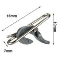 thumbnail image 5 of 10Pcs Professional Hook Remover Paper Clip Shape Easy to Use Lightweight Lure Hook Decoupling for Fishing, 5 of 7