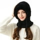 thumbnail image 4 of Gorro de Punto 3 En 1 para Mujer con Bufanda Forrada de Polar y Mascarilla | Pasamontañas de Invierno Cálido y Resistente Al Viento | Tejido Suave y Acogedor para Actividades Al Aire Libre En Climas, 4 of 6