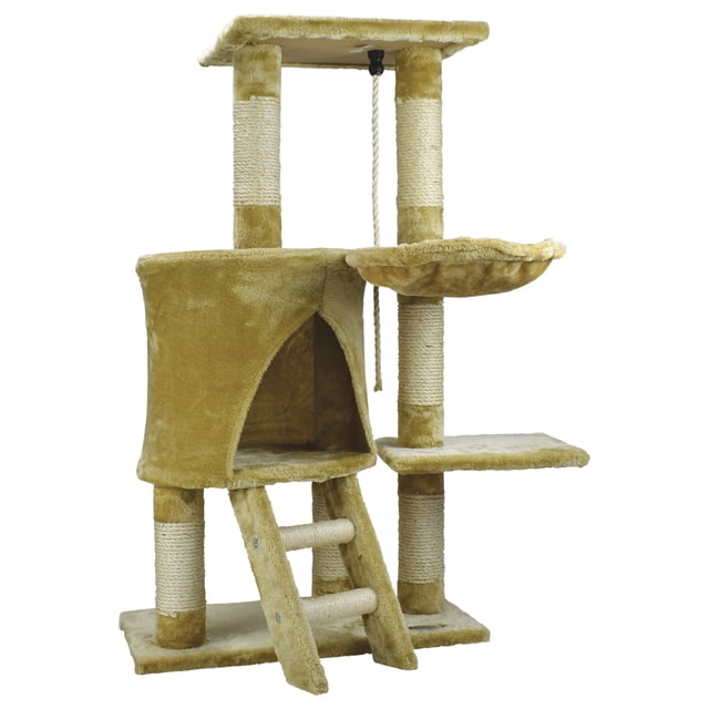 MUEBLE C/ESCALERA Y HAMACA P/GATO 96 CM Fancy Pets 96 CM