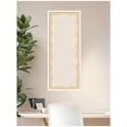 thumbnail image 2 of Kate and Laurel Framed Fabric Pinboard 17 x 41,  Printed Linen Modern Bulletin Board for Use as a Vision Board or Wall Organization, Lucie White Frame, 2 of 8