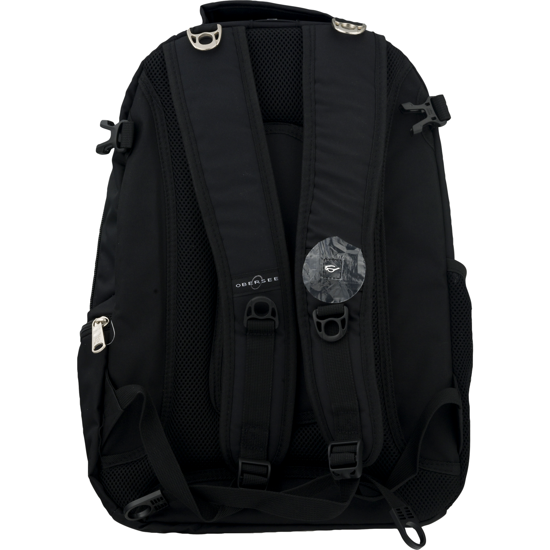 Obersee BERN Diaper Backpack with Changing Mat, Shoulder Baby Bag, Clip to Stroller | Black - image 5 of 5