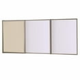 thumbnail image 2 of Ghent's Fabric VisuALL PC Multi Board Cabinet with Whiteboard in Beige, 2 of 4