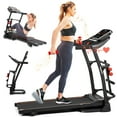 thumbnail image 1 of Ksports Portable Foldable Home Treadmill w/Bluetooth & Fitness Tracking App, 1 of 7