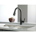 thumbnail image 6 of Delta 9113-BL-DST Essa Single Handle Pull-Down Kitchen Faucet in Matte Black, 6 of 9