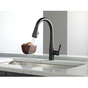 Delta 9113-BL-DST Essa Single Handle Pull-Down Kitchen Faucet in Matte Black