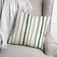 thumbnail image 3 of Creative Products Vertical Strokes Green 16 x 16 Indoor / Outdoor Pillow, 3 of 3