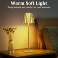 thumbnail image 4 of Tsothea 4Pack Gold Rechargeable Cordless Table Lamps, 3CCT Dimmable LED, 5000mAh, 4 of 7