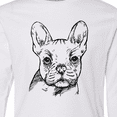 thumbnail image 4 of Inktastic French Bulldog Portrait Long Sleeve Youth T-Shirt, 4 of 5