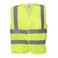 thumbnail image 2 of 10-Pack of Cordova V211P2XL Type R, Class II, Lime Mesh Vest, Hook & Loop Closure, 2-Inch Silver Reflective Tape, 2X-Large, 2 of 5