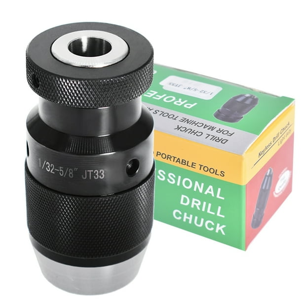 1/32"5/8" Keyless Drill Chuck Light Duty JT33 Taper Mount Fit for