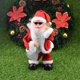 thumbnail image 5 of RKSTN christmas deals Santa Claus Figure Christmas Decoration Tabletop Ornament Childrens Toy Gift Plays Guitar Wears Sunglasses Plays Violin Blows Saxophone Requires 3 AAA Batteries, 5 of 6
