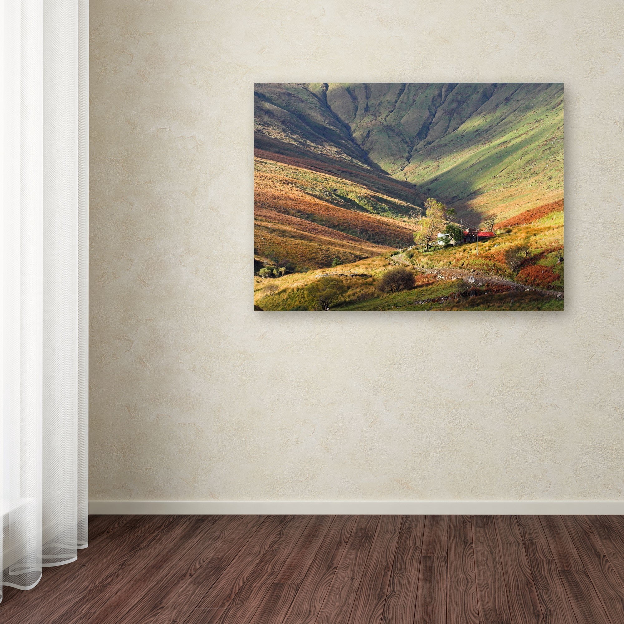 Trademark Fine Art "Connemara Ireland" Canvas Art by Pierre Leclerc
