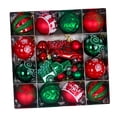 thumbnail image 4 of 44 piezas de bolas navideñas, adornos colgantes decorativos, esferas, adornos hechos de Coche rojo verde, 4 of 9