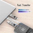 thumbnail image 4 of Fingerprint Encrypted U Disk Mobile Phone Computer Dual-Use High-Speed mission Flash Memory 128, 4 of 5