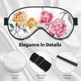 thumbnail image 4 of Naloa Colorful Flowers Print Sleep Mask for Sleeper, Light Blocking Sleeping Eye Mask for Women Men, Eye Shade with Adjustable Strap for Travel, Nap,Meditation, 4 of 7