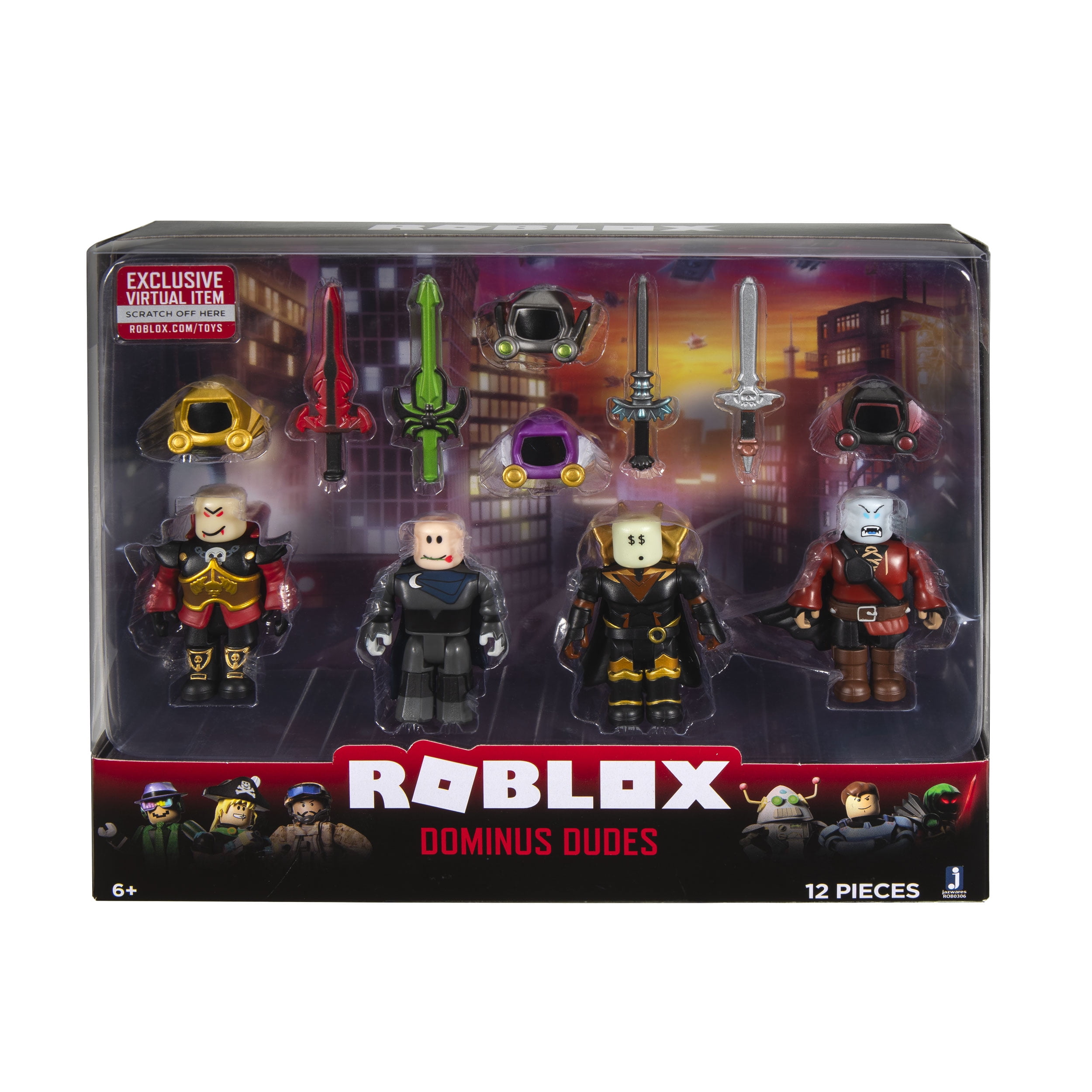 NEW Roblox Dominus Dudes Mix and Match Set of 4 Characters + Accessories +  Code