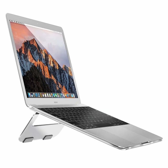 Support pour Ordinateur Portable Compatible avec Ordinateur Portable/tablette jusqu'à 15'', Support Multi-Angle pour Ordinateur de Bureau