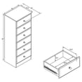 thumbnail image 4 of Wright Home Commode de Lingerie en Bois Massif à 6 Tiroirs, Fini Espresso, 4 of 4