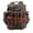 Dark Gray, variant on Vintage Waxed Canvas Backpack with Leather Trim, Waterproof Retro Rucksack, Large Capacity Travel Camping Daypack