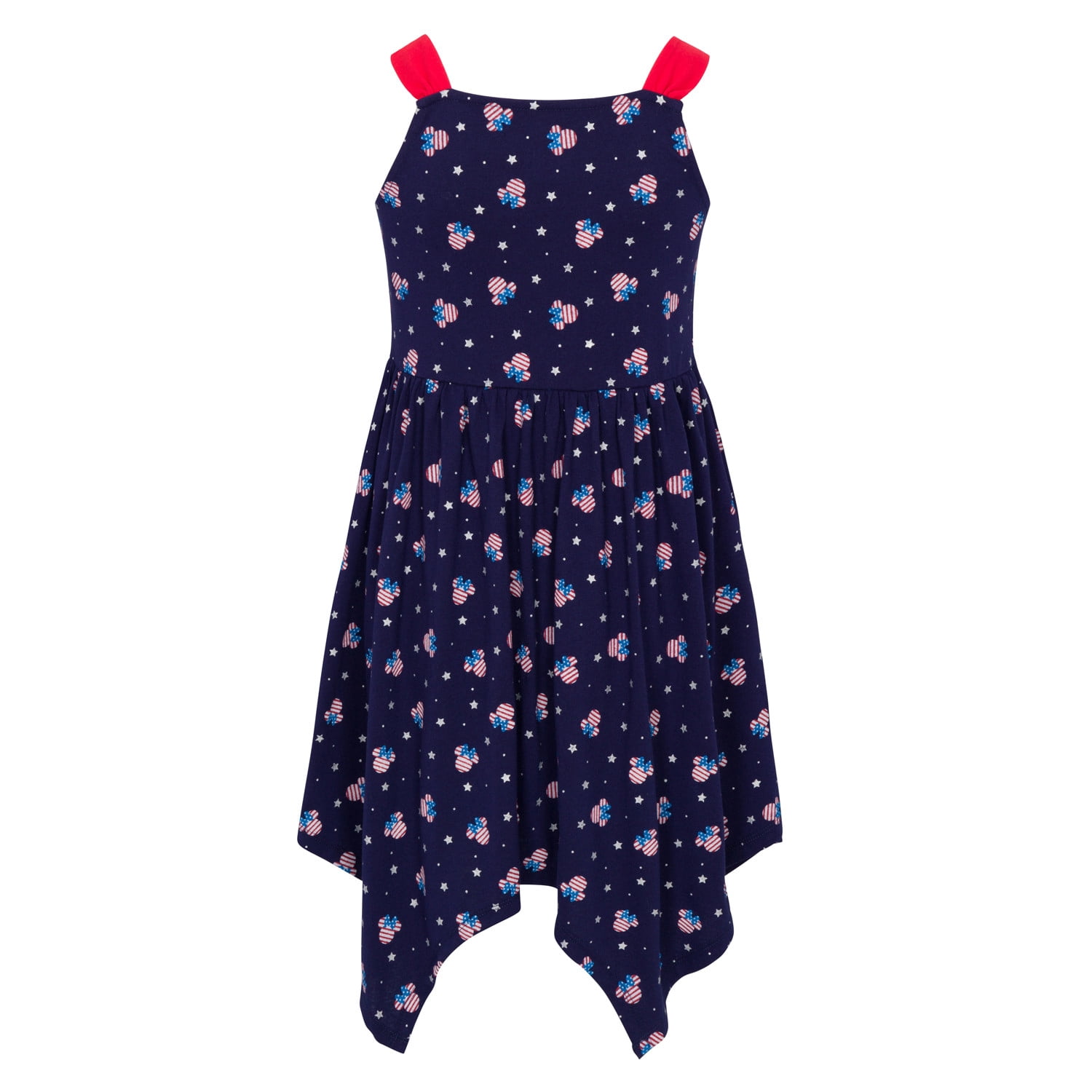 Disney Girls' Minnie Mouse Dress - Americana 4th of July Sundress for Toddler, Little, and Big Girls 2-16, Navy Blue, 2t/3t Disney Girls' Minnie Mouse Dress - Americana 4th of July Sundress for Toddler, Little, and Big Girls 2-16, Navy Blue, 2t/3t