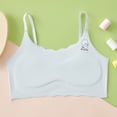 thumbnail image 6 of AJZIOJIRO 5 Pairs Kids Girls Seamless Stretch Bra Invisible Dig-Free Teen Bras Ultra Comfort Soft Bras, 6 of 9
