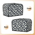 thumbnail image 3 of Uemuo Daisies Flowers Print Toaster Cover 2 Slice, Small Kitchen Appliance Covers, Toaster Oven Cover with Loop, Bread Machine Cover Dust Cover Protection, 3 of 7