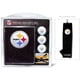 thumbnail image 2 of Set de regalo Team Golf NFL Pittsburgh Steelers Toalla de golf bordada 3 pelotas y 14 tees, 2 of 2