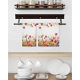 thumbnail image 3 of Pastoral Botanical Hand Towels Set, Waffle Weave Kitchen Towels 4 Pieces, Watercolor Spring Summer Flowers Microfiber Hair Face Bath Tea Towel Absorbent Quick Drying Cleaning Dish Cloths, 15.7"x23.6", 3 of 7