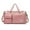Pink, variant on Waterproof Sports Duffel Tote Handbag Wet Pocket Shoulder Bag for Men Women Red