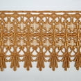 thumbnail image 2 of Altotux 4.75" Gold Coral Green Gray Eggplant Embroidered Venice Lace Trim By 15", 2 of 4