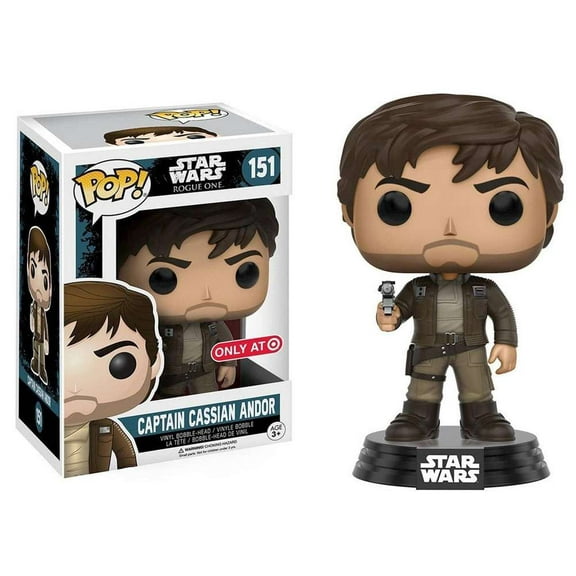 Funko POP! Star Wars Captain Cassian Andor Vinyl Bobble Head (Brown Jacket)