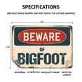 thumbnail image 4 of SignMission Z-D-3.5-BW-Attack Yeti Attention à Attack Yeti Panneau Rustique, 4 of 4