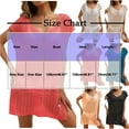 thumbnail image 4 of Tqyyweavej Bathing Suits Crochet Coverups for Women Sleeveless Solid Color Loose Swim Cover Up V Neck Free Size Swimsuit Cover Up, 4 of 5