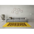 thumbnail image 3 of Ahgly Company Indoor Rectangle Oriental Yellow Traditional Area Rugs, 2' x 5', 3 of 4