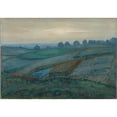 thumbnail image 3 of Piet Mondrian 18x14 Black Modern Framed Museum Art Print Titled - Landscape Near Arnhem (1900-1901), 3 of 5