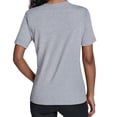 thumbnail image 2 of Women's Starter Gray Cleveland Browns Arch Stripe T-Shirt, 2 of 2