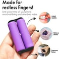 thumbnail image 6 of Purple ABS Junior ONO Roller - Handheld Fidget Toy for Adults | Help Relieve Stress, Anxiety, Tension | Promotes Focus, Clarity | Compact, Portable Design, 6 of 9