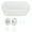 Transparent, variant on Riousery Bathroom Suction Cup Storage Holder Multifunctional Water Resistant Plastic Efficient Drainage Shower Caddy Organizer for Toiletries Transparent Clear