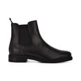 thumbnail image 2 of CALVIN KLEIN Mens Black Pull Tab Goring Cushioned Fenwick Round Toe Block Heel Chelsea 10, 2 of 4