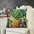 thumbnail image 2 of YINGXI  Decorative Throw Pillow Cover Case Outdoor Pillow Cases Square Standard Cushion Covers for Sofa Couch Bed Green Yellow Pink 20x20in, 2 of 5