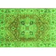 thumbnail image 1 of Ahgly Company Indoor Rectangle Abstract Green Modern Area Rugs, 5' x 7', 1 of 4