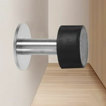 FRCOLOR Door Stopper Stainless Steel Door Stops Door Holder Wall And Floor Mounted Door Catch Holder With Screw For Home Office Bottom Of Door Wall Protector