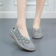 thumbnail image 4 of 2024 Spring New Large Size Hollow Shallow Mouth Fashion Shoes Light, Comfortable and Simple Women's Shoes, 4 of 10